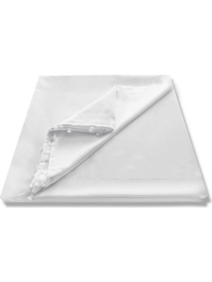 Devigo Hazır Saten Güneşlik Perde Krem ve Beyaz Renk Seçenekli 3 Farklı Ölçüde