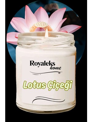 Venüs Shopping Doğal Özel Seri Kokulu Dekoratif Kavanoz Mum 210 cc - Lotus Esansı - Ryl