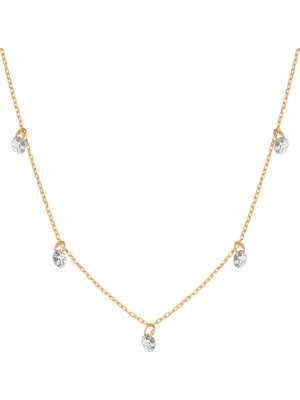 Emiliano Jewellery Silver 925 Ayar Taşlı Kolye