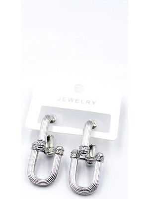 Venüs Shopping Tf Zincir Küpe - Gümüş