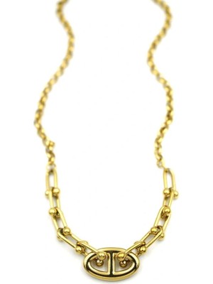 Venüs Shopping Tf Zincir Kolye - Altın