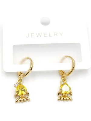 Venüs Shopping Balık Küpe - Altın