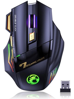 Apera Imce Gwx7 Kablosuz Şarjlı Rgb Gaming Mouse Sessiz Tık Oyun Faresi 3200DPI 7 Tuş