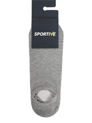 Sportive Spt Unisex Gri Ikili Babet Çorap 25YUC006-GRI