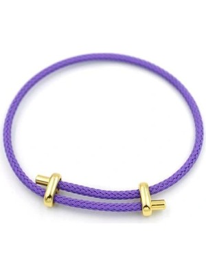 Venüs Shopping Ip Bileklik - Mor