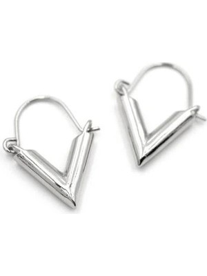 Venüs Shopping V Küpe - Gümüş