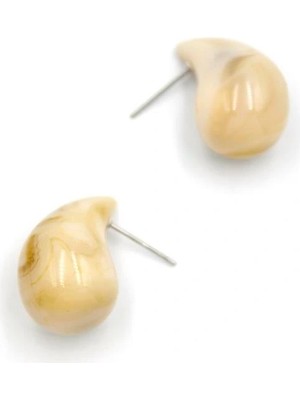 Venüs Shopping Damla Küpe - Vizon