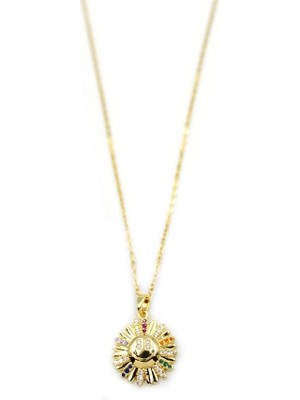 Venüs Shopping Güneş Kolye - Altın