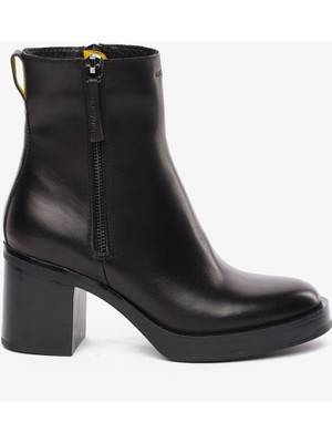 Greyder Kadın Siyah Hakiki Deri Topuklu Bot 5K2DB35292