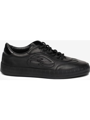 Greyder Kadın Siyah Hakiki Deri Sneaker Ayakkabı 5K2SA33676