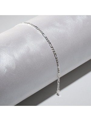 Silvalli 60 Mikron Figaro Gümüş Bileklik