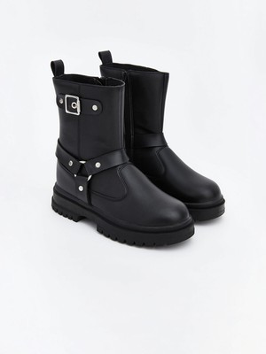 Lc Waikiki Yeni Sezon Deri Görünümlü Kız Çocuk Bot