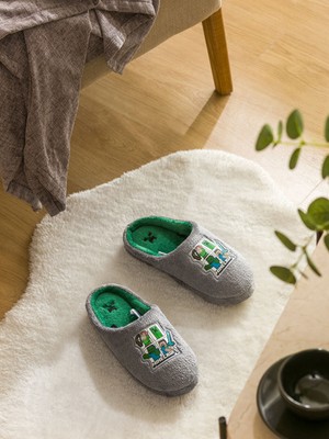 Lc Waikiki Yeni Sezon Minecraft Nakışlı Erkek Ev Terliği