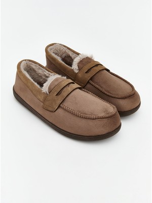 Lc Waikiki Yeni Sezon Süet Görünümlü Erkek Ev Ayakkabısı