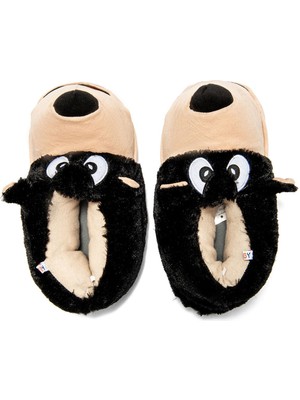Twigy Spike Erkek Hayvanlı Panduf Siyah 41/46