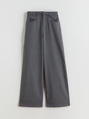 Lc Waikiki Yeni Sezon Wideleg Çizgili Kız Çocuk Pantolon