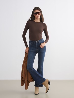 Lc Waikiki Yeni Sezon Flare Kadın Jean Pantolon