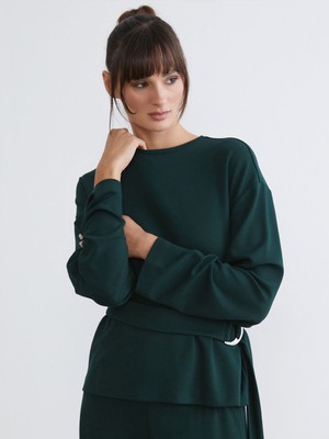 Lc Waikiki Yeni Sezon Bisiklet Yaka Kadın Sweatshirt