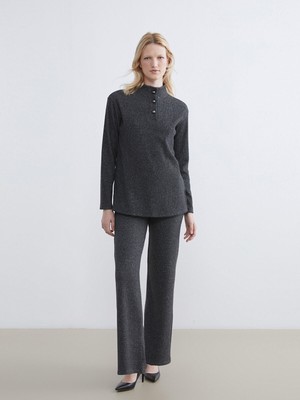 Lc Waikiki Yeni Sezon Beli Lastikli Geniş Paça Kadın Pantolon