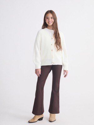 Lc Waikiki Yeni Sezon Beli Lastikli Ispanyol Paça Kız Çocuk Tayt