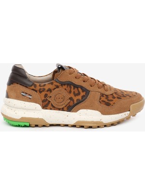 Greyder LAB Kadın Leopar Hakiki Deri Spor Ayakkabı 5K2CA45400