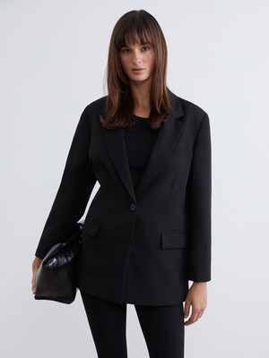 Lc Waikiki Yeni Sezon Krep Kadın Blazer Ceket