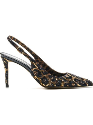 Sofia Baldi Denre Leopar Tekstil Kadın Stiletto & Abiye