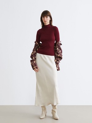 Lc Waikiki Yeni Sezon Beli Lastikli A Kesim Saten Etek