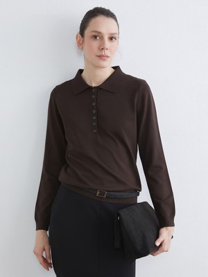 Lc Waikiki Yeni Sezon Polo Yaka Kadın Triko Kazak