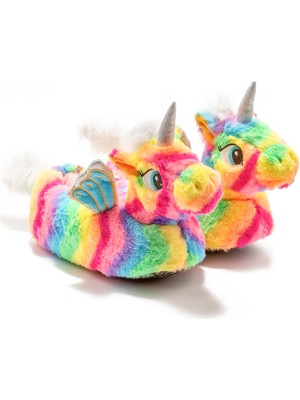 Twigy Rainbow Çocuk Hayvanlı Panduf Renkli 22/29