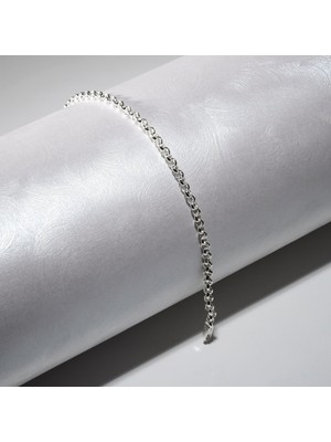 Silvalli 60 Mikron Doç Gümüş Bileklik