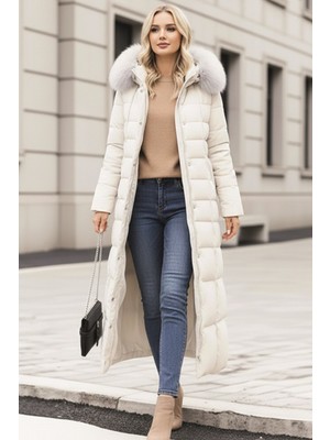 1Tarz Günlük Kışlık Tam Boy Şişme Kadın Mont