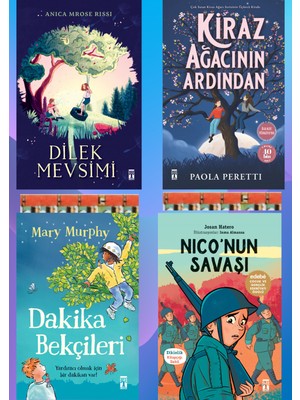 Genç Timaş 6.7.8. Sınıf- Dilek Mevsimi, Dakika Bekçileri, Niconun Savaşı, Kiraz Ağacının Ardından(4kitap)