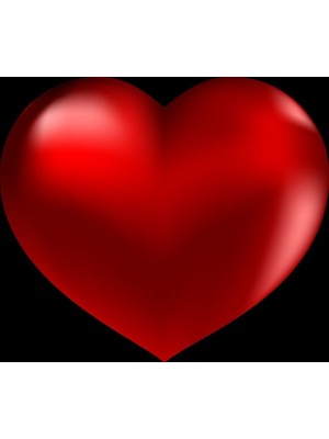 Mena Rise Işıklı Kalp Kırmızı Kalp LED Işıklı Lamba