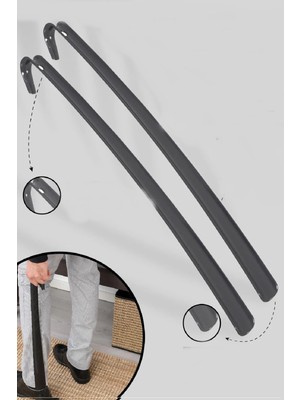 Mena Rise 2 Li Ayakkabı Çekeceği - Esnek Plastik Uzun Kerata