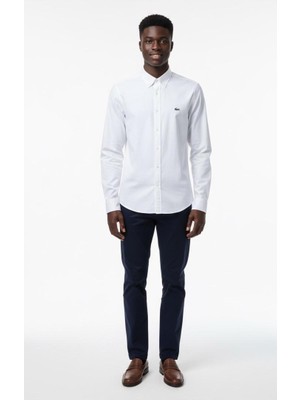 Lacoste Slim Fit Erkek Pamuk Gömlek