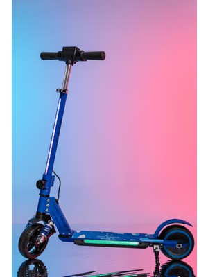 ModaOnn Mini Bonito Çocuk Katlanabilir, LED Işıklı, Amortisörlü Elektrikli Scooter – Ayarlanabilir Direksiyonlu!”(Dizlik ve Dirseklik Hediyedir)