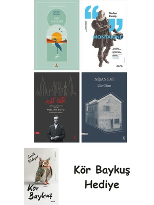 Alfa Yayınları Göl Saatleri + Montaigne + Nat Tate + Nişan Evi + Kör Baykuş