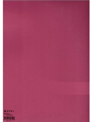 Adel Fon Kartonu 50X70 cm 160GR. Fuşa Rengi 100 Lü (1 Paket 100 Adet) Fon Kartonu