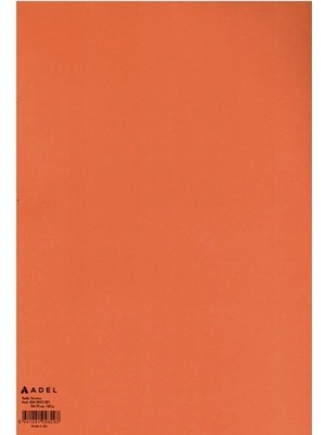 Adel Fon Kartonu 50X70 cm 160GR. Turuncu  100 Lü (1 Paket 100 Adet)