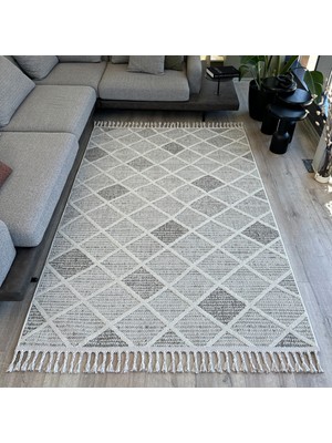 Cool Halı Bress 1411 Krem Halı Mutfak Halısı Kesme Halı Yolluk Balkon Halısı Hol Koridor Halısı Dokuma Halı