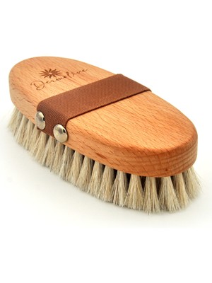 Kaldeon At Kılı Selülit Masaj Fırçası Peeling Fırça %100 Doğal Gerçek At Kılı