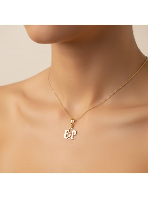 Tabitela 8 Ayar Altın Kolye Ucu E&p GM11272 0.5 gr