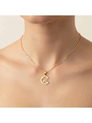 TabiTela 14 ayar altın kolye ucu E&G GM11157 1 gr