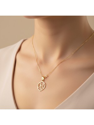 TabiTela 8 ayar altın kolye ucu D&U GM11075 0.5 gr