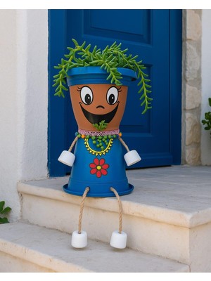 Mavişko Dekoratif Saksı 1,7 Litre