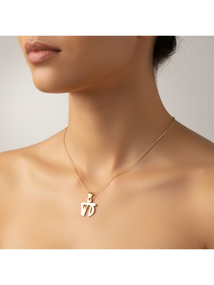 TabiTela 8 ayar altın kolye ucu D&W GM11102 1 gr