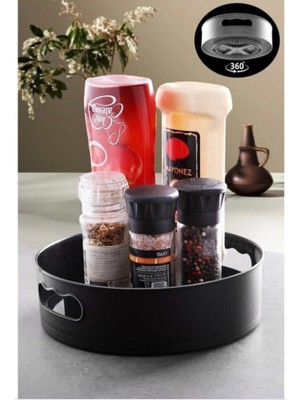 Bulut 360 Derece Dönen Banyo & Buzdolabı & Mutfak Düzenleyici Dönebilen Tepsi- Düzenleyici Organizer