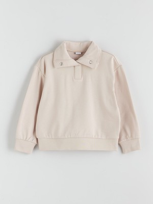 Lc Waikiki Yeni Sezon Polo Yaka Kız Çocuk Sweatshirt