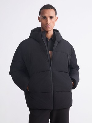 Lc Waikiki Yeni Sezon Rahat Kalıp Kapüşonlu Erkek Şişme Mont